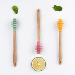 食品級硅膠蜂蜜攪拌棒 硅膠蜜糖棒 食品果醬飲料攪拌棒