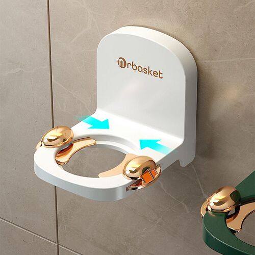 Shampoo shower gel bottle hanger bathroom hand soap holder wall hanging hole-free kitchen dishwashing liquid holder