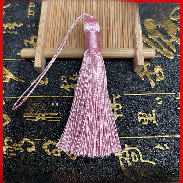 Factory 8cm vertical fat tassel tassel headdress pendant small tassel bookmark clothing stage decoration tassel