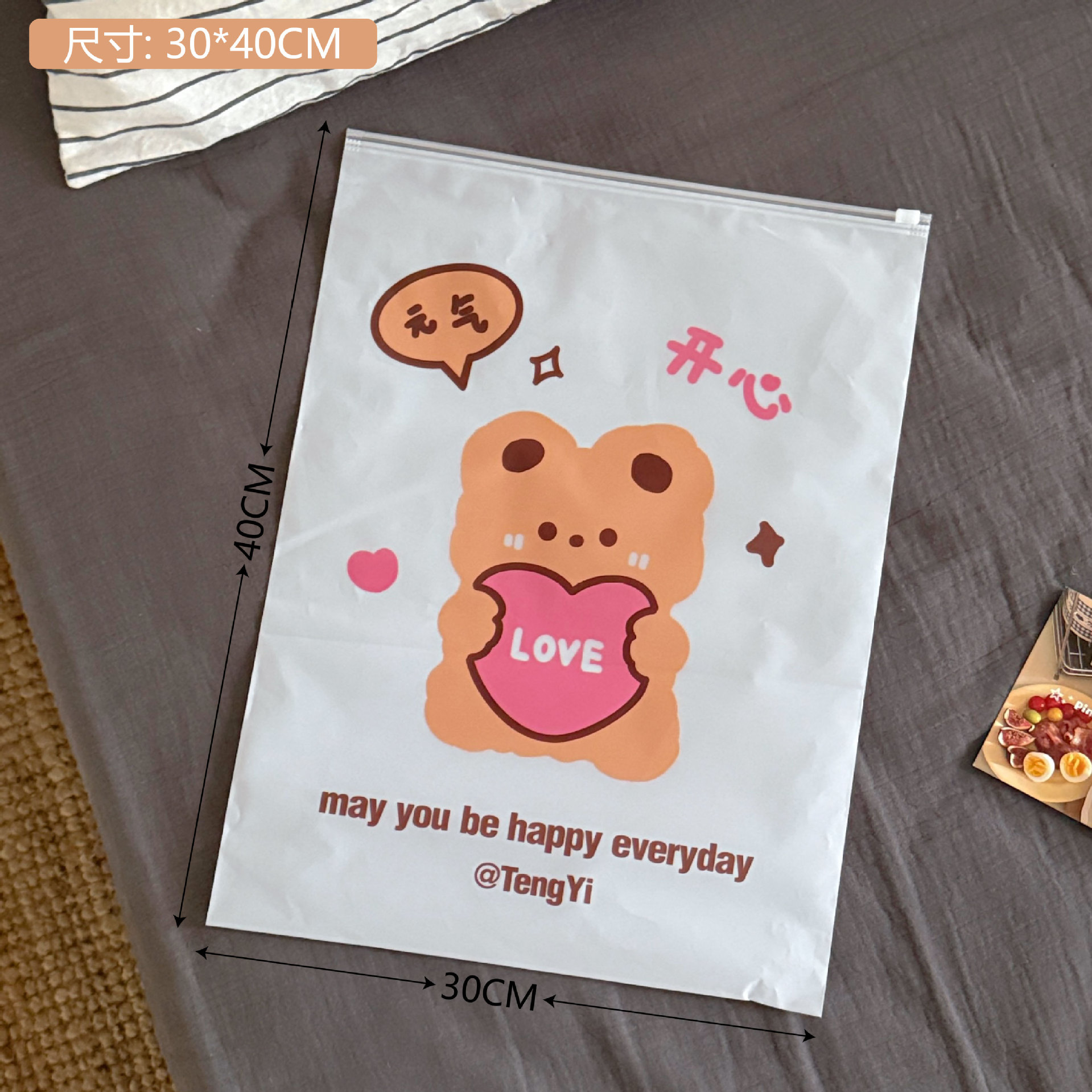 Bolsa de almacenamiento de viaje ropa sellada bolsa de ropa transparente bolsa organizadora pendiente clasificación de equipaje artículos pequeños portátil