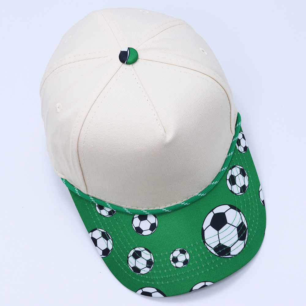 Modieuze dames baseballcap five panel in colorblock stijl_voghion.com