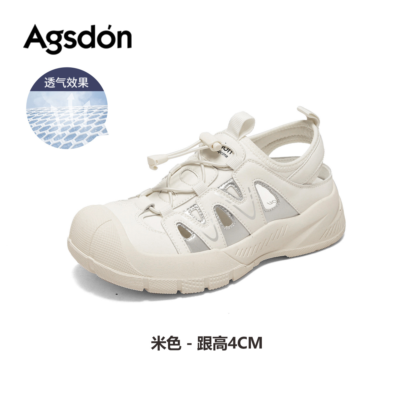 Sandalias deportivas para mujeres 2026 nueva primavera hueco casual al aire libre zapatos de montaña zapatos de retroceso ligero