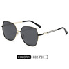 New lady sunglasses metal fashion big frame plain sunglasses LS319 driving anti -strong light glare polarizer