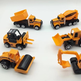 Wholesale sliding alloy vehicle engineering vehicle metal car children's toy car generation fire truck aircraft