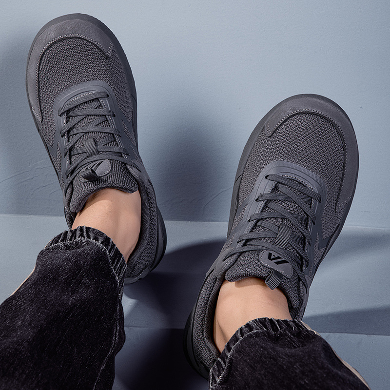 2025 zapatos descalzos transfronterizos de cabeza ancha zapatos deportivos casuales de hombre zapatos de entrenamiento de acondicionamiento físico transpirables zapatos de carrera ligeros antideslizantes