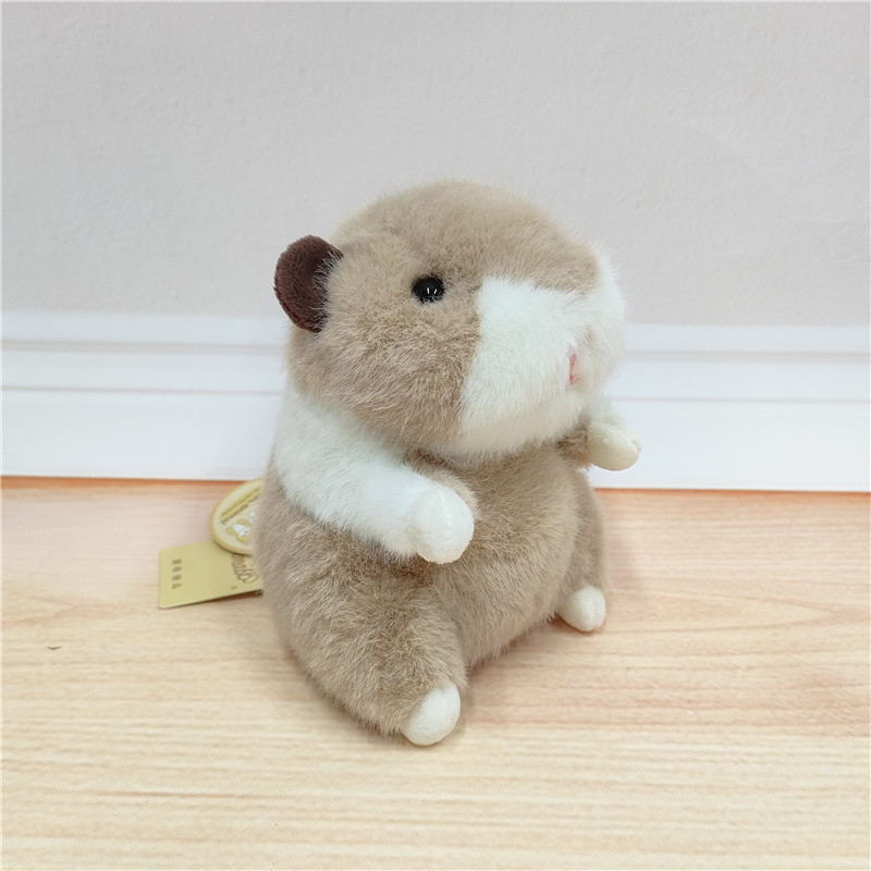 Descomprima la bolsa de frijoles del tesoro en la palma de la mano, muñeca pequeña, mesa con panda, peluche, muñeca de mapache suave, juguete para niños