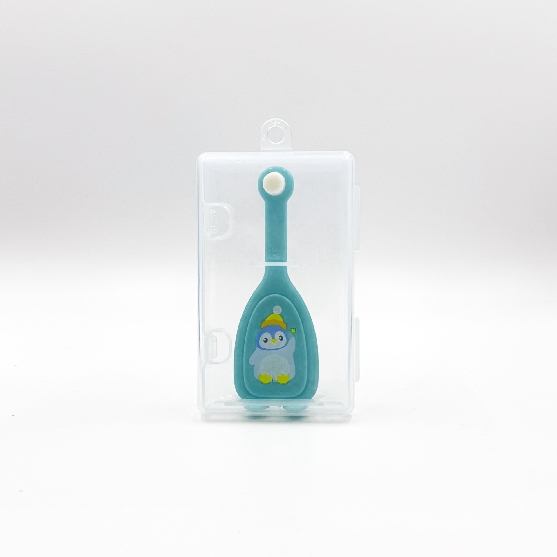 Nuevo cepillo de dientes manual en forma de U para niños, cepillo de dientes de silicona, cepillo de limpieza bucal para bebés, herramienta de cepillado con cerdas suaves para sujetar en la boca.