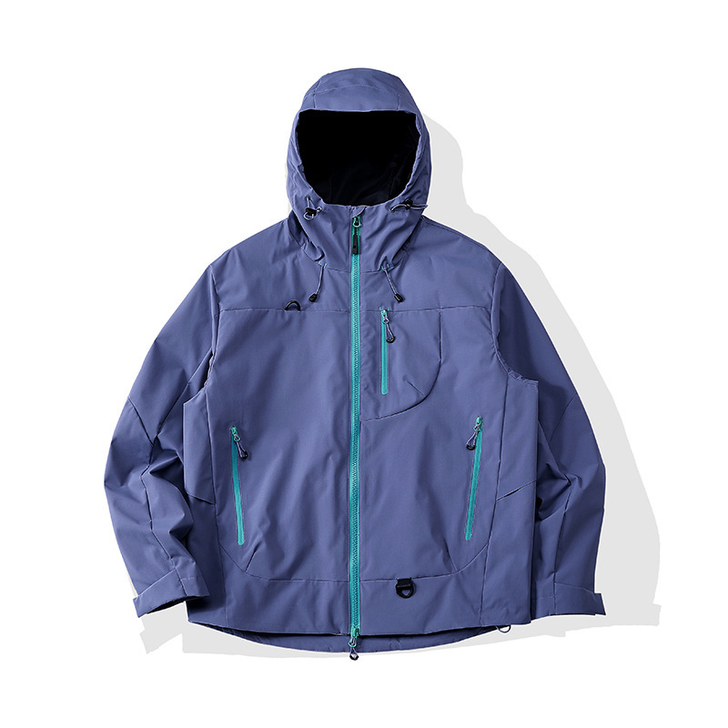 瞬时山野Monterest空山雨户外C6防泼水登山夹克压胶外套冲锋衣女|undefined