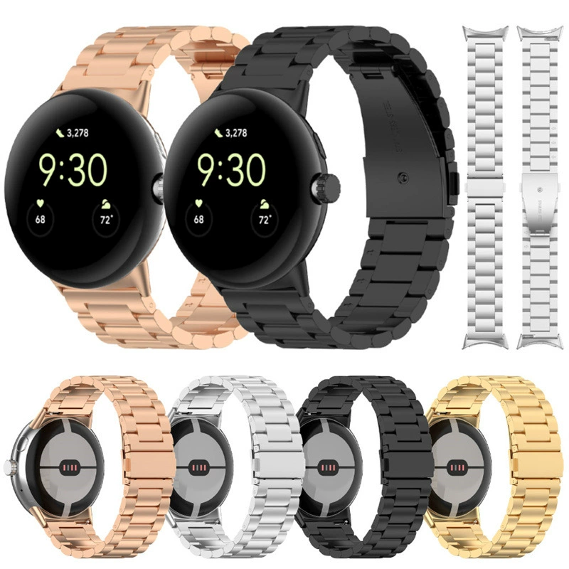 Для часов Google Pixel Ремешок с тремя бусинами Google Pixel Watch Часы Один-в-одном Часы с тремя бусинами