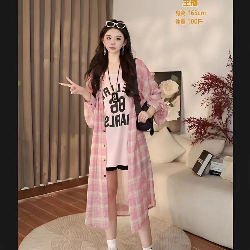 人気の春夏パールシフォンチェック柄プリント生地日焼け止めドレスシャツアクセサリー子供服バッグ生地|undefined