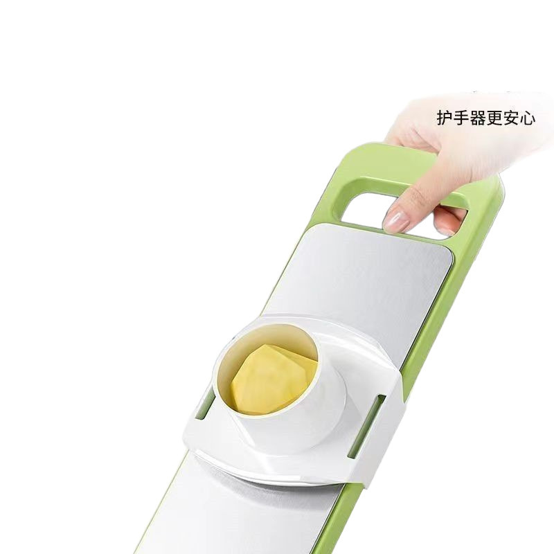 人気の304ステンレス鋼多機能野菜カッター、おろし金、野菜切断ツール、ジャガイモ細切りおろし金、ハンドプロテクター|undefined