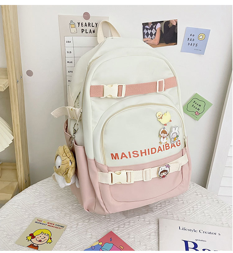 Nylon Cloth Large-capacity Korean Style Backpack Wholesale Nihaojewelry display picture 18