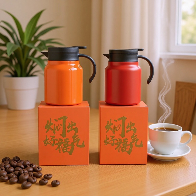 316 Stainless Steel Tea Brewing Kettle, Insulated Kettle for Home and Office Use, Tea-Water Separation Teapot, Large Capacity Portable Insulated Kettle