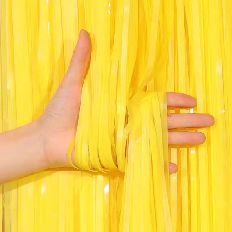 Cortina de seda de lluvia de macaron decoración de fiesta cortina de seda de lluvia decoración de fiesta cortina de seda de lluvia decoración de boda