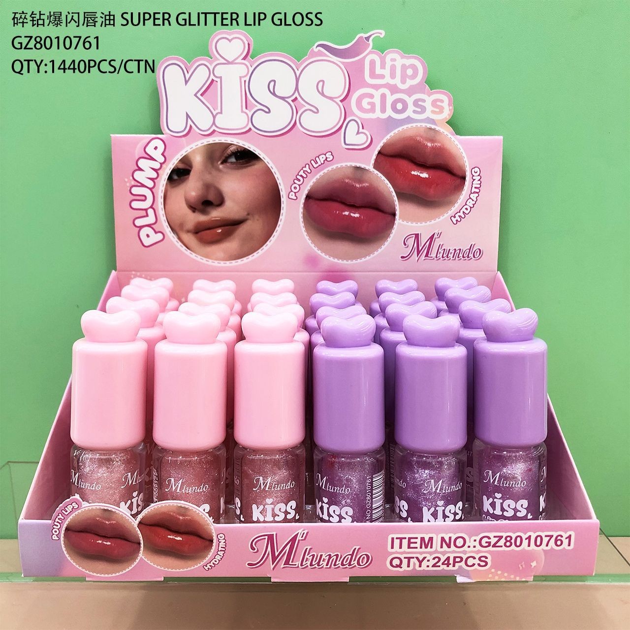Transfronterizos MLUNDO esquinilla de color lipstick lip oil hidratación agua brillante lipstick maquillaje al por mayor