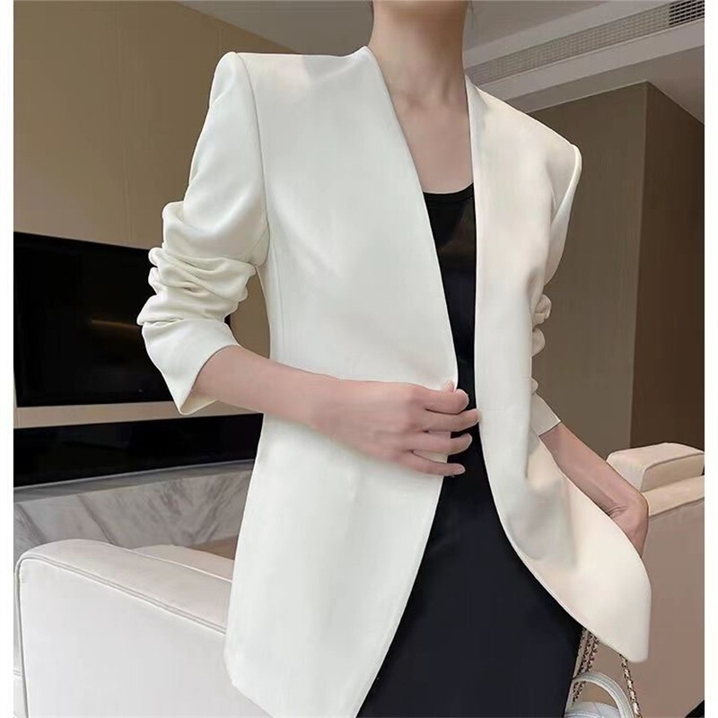 2026 New Style Women's Blazer Jacket for Spring and Autumn, Versatile Fashion Simple Multi-Color Women's Top 2026 New Style Women's Blazer Jacket for Spring and Autumn, Versatile Fashion Simple Multi-Color Women's Top