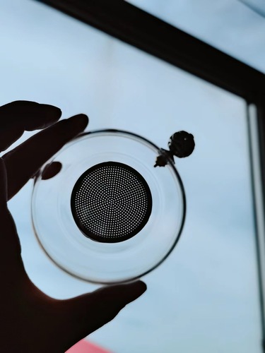 Tibetan silver Kung Fu tea set accessories heat-resistant glass tea leak tea strainer tea strainer tea separator tea filter Tibetan silver