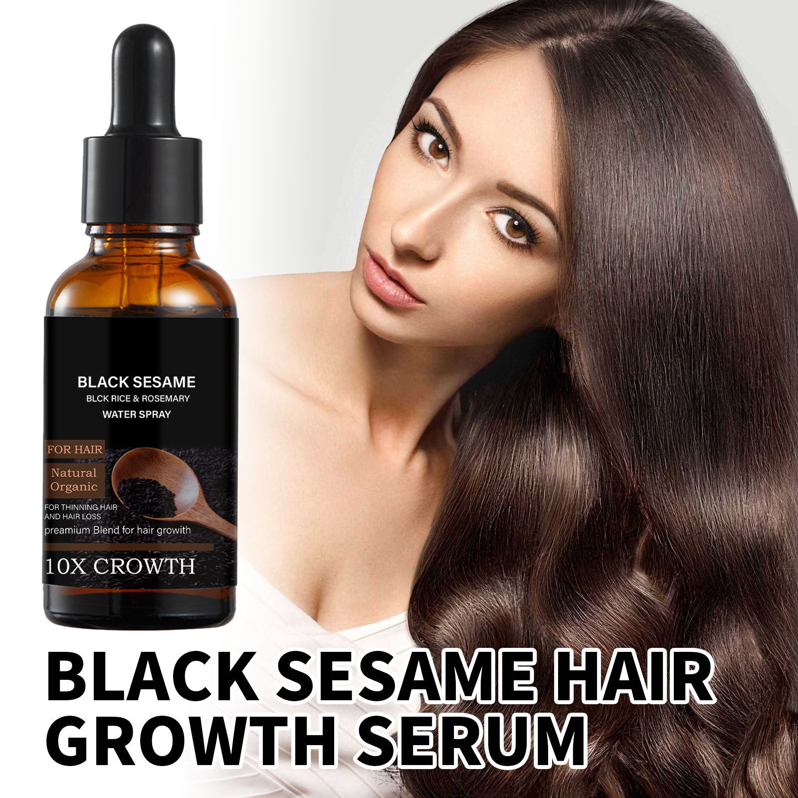 跨境新品固发强韧发质精华液改善掉发强健发根营养护发育发精华液