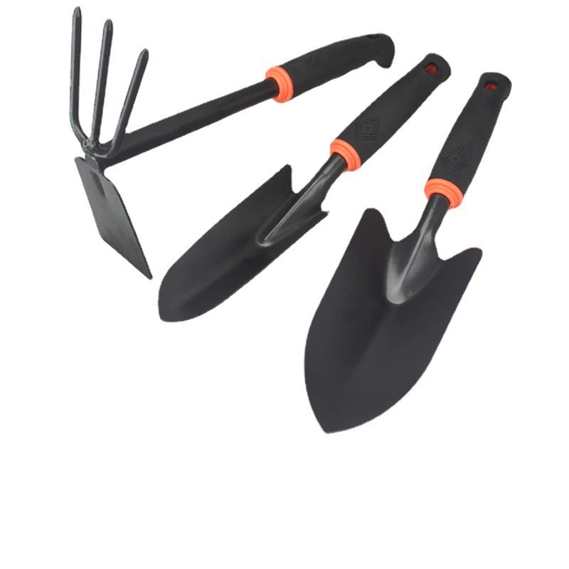 Бытовые садовые инструменты черная лопата из трех частей грабли двойного назначения мотыга большого и среднего малого размера Лопата для поворота почвы посадка дерева