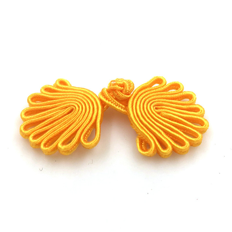 Hecho a mano de nueve cuentas hebilla de la placa de nueve cuentas sin cuentas cheongsam hebilla superior hecha a mano estilo étnico pegatinas de boda Tang traje botones decorativos