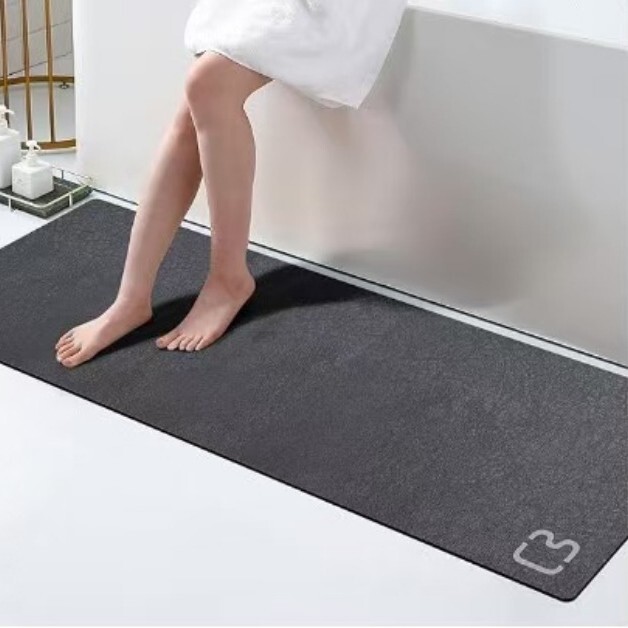 Cross-border Nordic-style Diatom Mud Mat Strong Absorbent Household Kitchen Non-slip Mat Dirt-resistant Easy-care Quick-drying Bathroom Mat