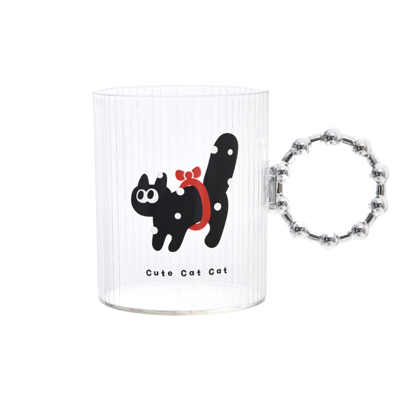 Cat Interesting Series PET transparente taza de enjuague bucal taza de lavado taza de cepillo de dientes taza de cepillo de dientes para estudiantes taza de cepillo de dientes para niños