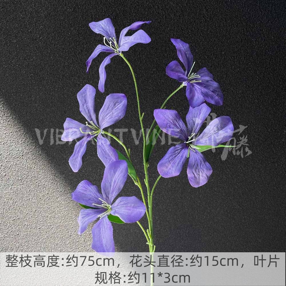 Púrpura de la boda flor artificial salón de bodas Camino de plomo techo arreglo floral Hotel Bienvenido arco piso decorativo flor artificial