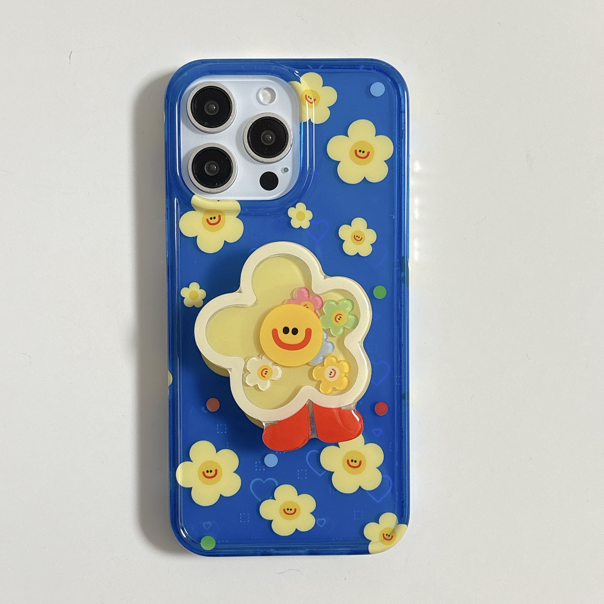 Pequeña niña fresca flor amarilla para Apple 16ProMax funda para teléfono 15Pro Pareja 14/13 Nuevo 15PM