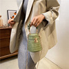 Fashionable one-shoulder bag, small shoulder bag, 2021 collection, Korean style, crocodile print