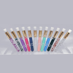 Glitter Mousse Eyelash Brush, Nasal Wash Brush, Blackhead Remover, Deep Cleansing Pore Nose Brush, Soft-Bristled Makeup Brush