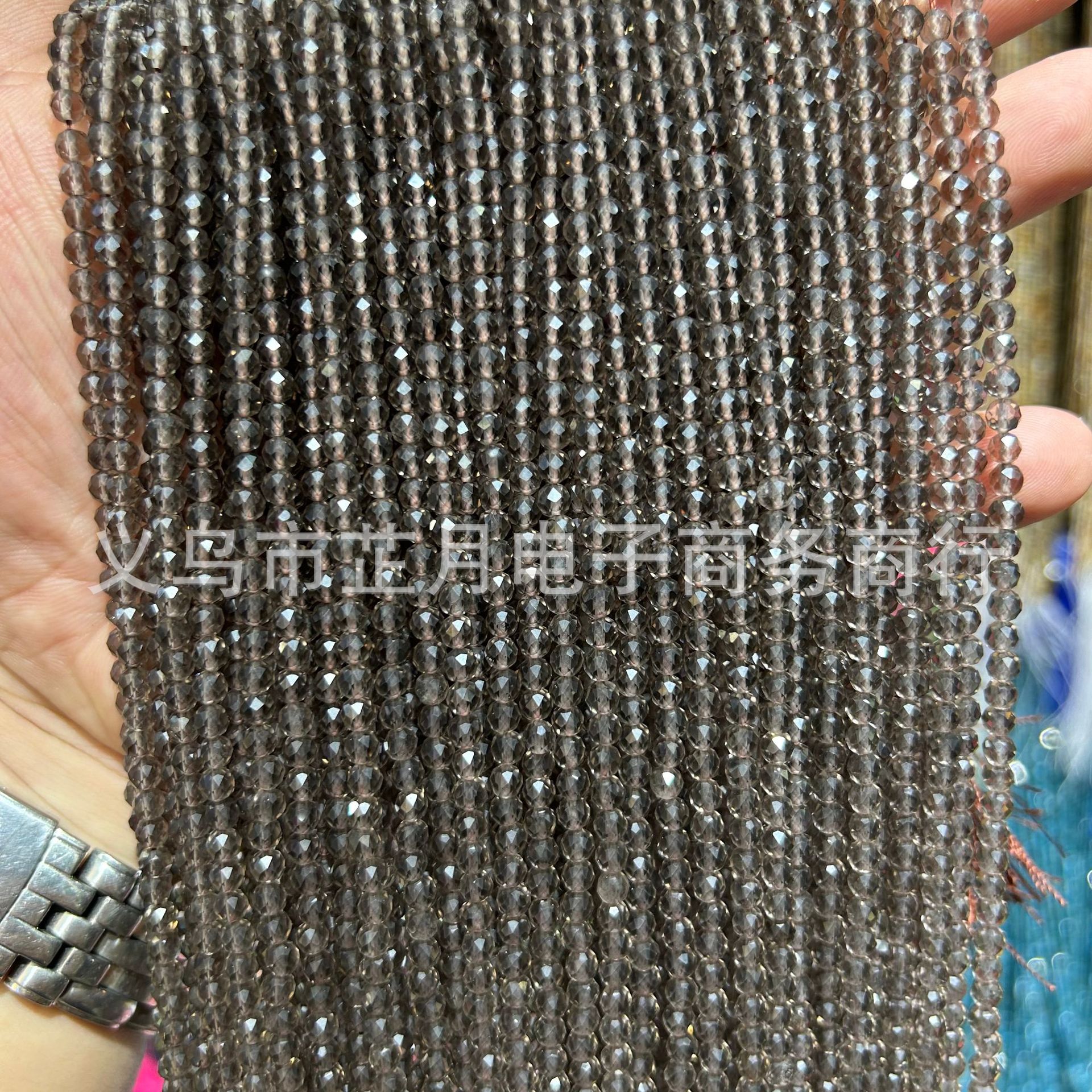 Pequeñas cuentas 2mm3mm4mm facetas todo tipo de ágata Cristal de piedra natural granos sueltos DIY joyería pulsera collar