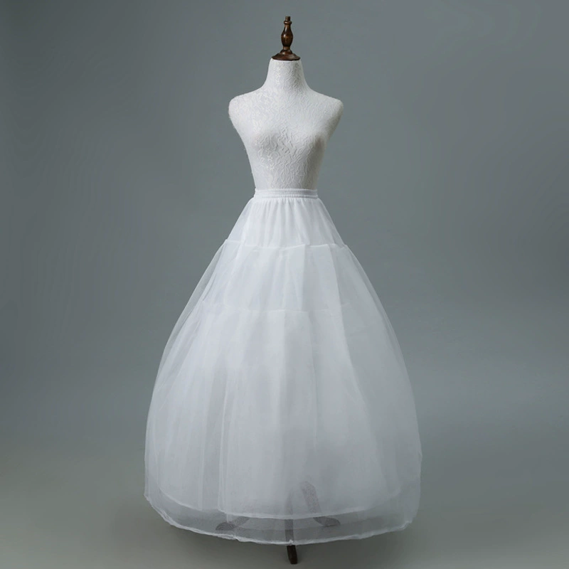 Юбка без костей, четырехслойная твердая сетка, однотонная Нижняя юбка без стали, аксессуары для свадебного платья, внутренняя Нижняя юбка, Оптовая Внешняя торговля, трансграничная