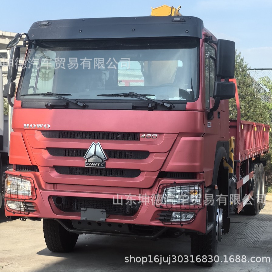 全新车中国重汽豪沃10吨12吨随车起重吊机卡车