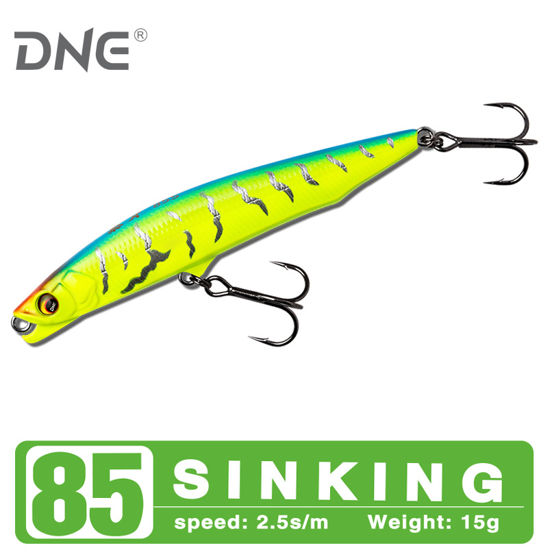 6 Colors Shallow Diving Minnow Lures Sinking Hard Plastic Baits Fresh Water Bass Swimbait Tackle Gear