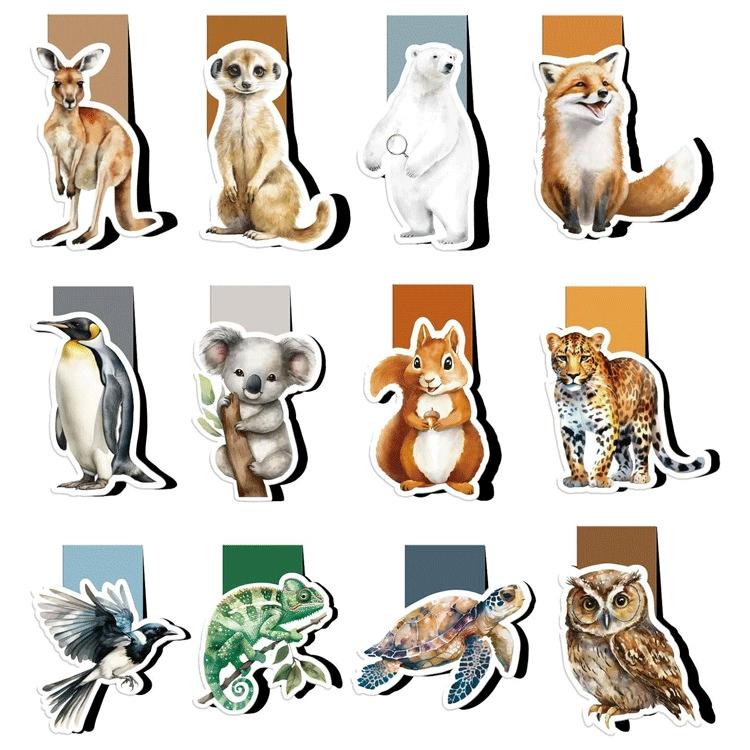 Магнитная закладка «Лошадь» для книг, хит продаж на международном сайте Amazon, для трансграничной торговли, футбольные, рождественские и благодарственное праздничные тематики