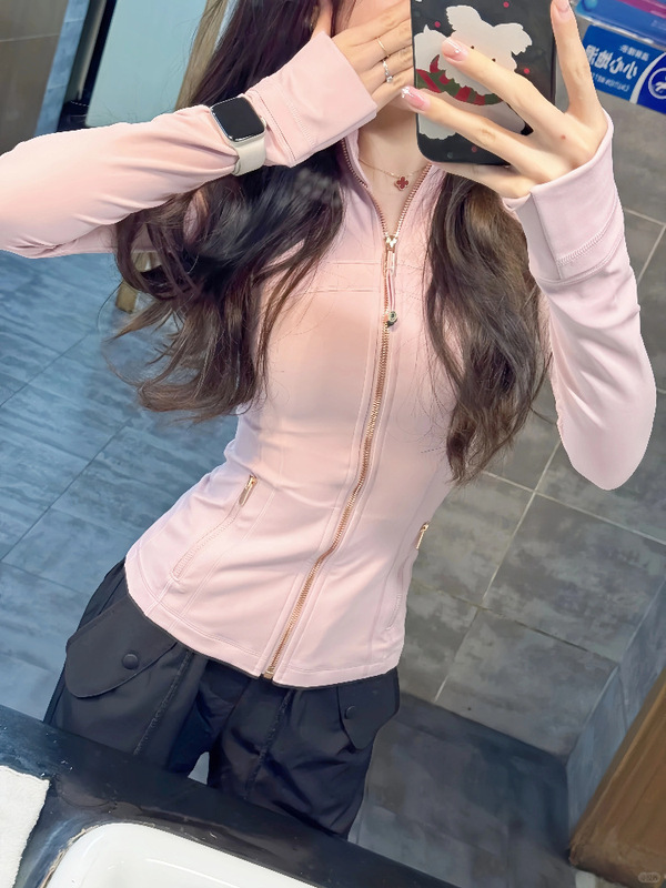 Yoga Wear for Women 2025 New Tops Sports Jackets Sun Protection Jackets Stand Collar Hooded Summer Thin Chenille