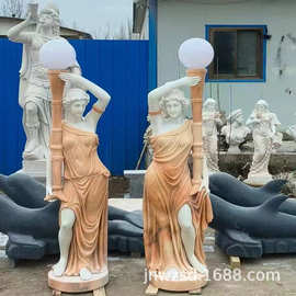 石雕妇女塑像定制 西洋女神像价格 古代石头女人图片大全