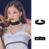 4cm velvet clavicle chain