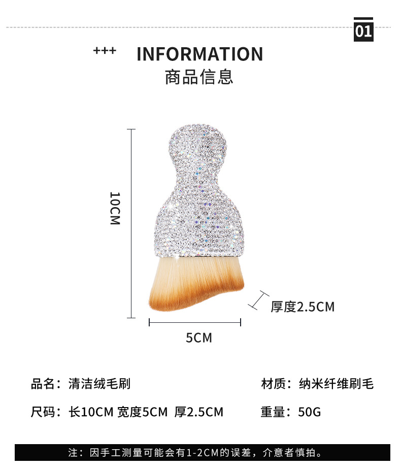 Car interior dust sweeping soft brush car wash tool artifact car dust removal brush air outlet cleaning brush wholesale