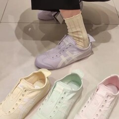 Mexico 66 Slip-on 一脚蹬运动休闲鞋马卡龙配色防水布帆布鞋