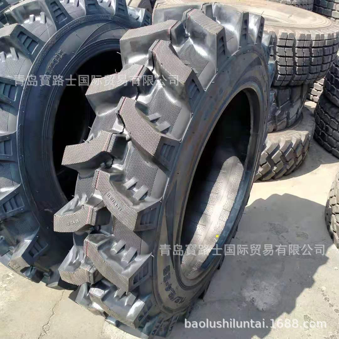 农用拖拉机轮胎  11.2/12.4-28  加宽加深人字花纹