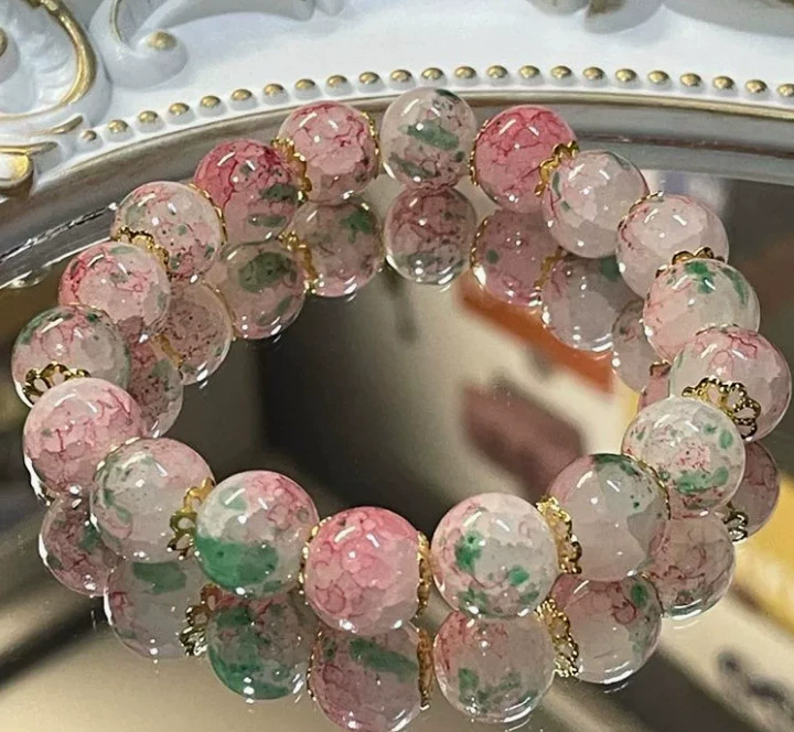 Радужный свежий летний браслет, эластичный ремешок, высококачественный стиль, оптовая продажа