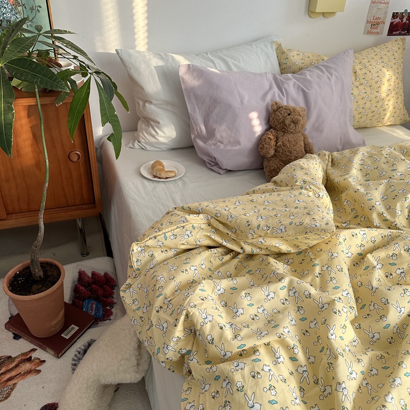 柠萌兔兔(枕套混搭冰沙绿)