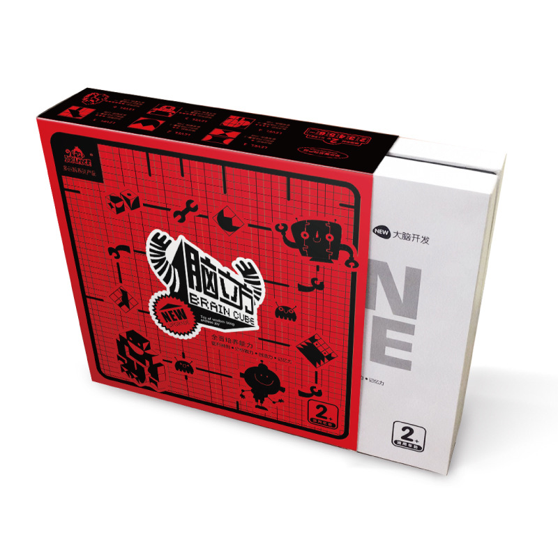 Brain Cube whole brain teaching aids duole intelligence educational toys children's three-dimensional puzzle early education supplies two-year-old baby toys