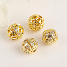 ��ɫ18k����ɢ���Ƕ�ʯ�U��������diy����朴����Ʒ������l