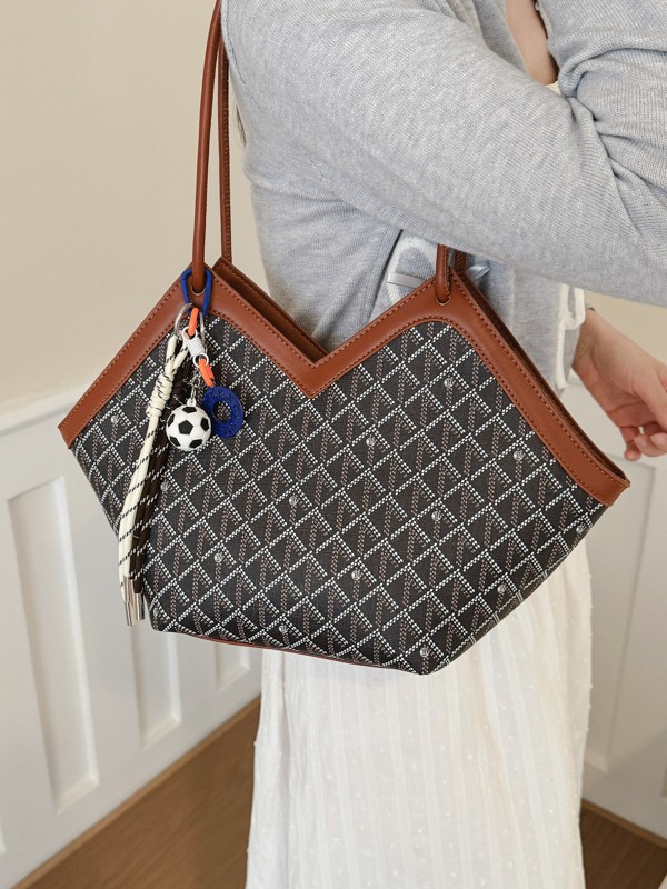 Bolsa de brazo de hombro de gran capacidad para mujeres 2026 nuevo estilo de moda de alta calidad de viaje al trabajo bolso de brazo