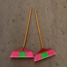 塑料扫把木柄扫帚家务清洁用具笤帚环卫用扫把5元地摊家居百货