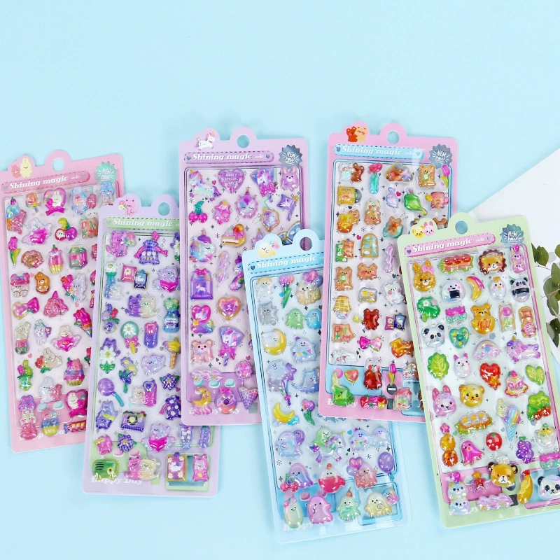 Children's three dimensional sticker, stickers, phone case, 3D
