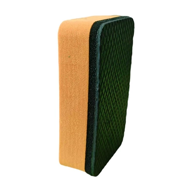 Car Beauty, Car Wash Magic Mud – Car cleaning tools - vertical-rhombus-square-mud-rub-orange