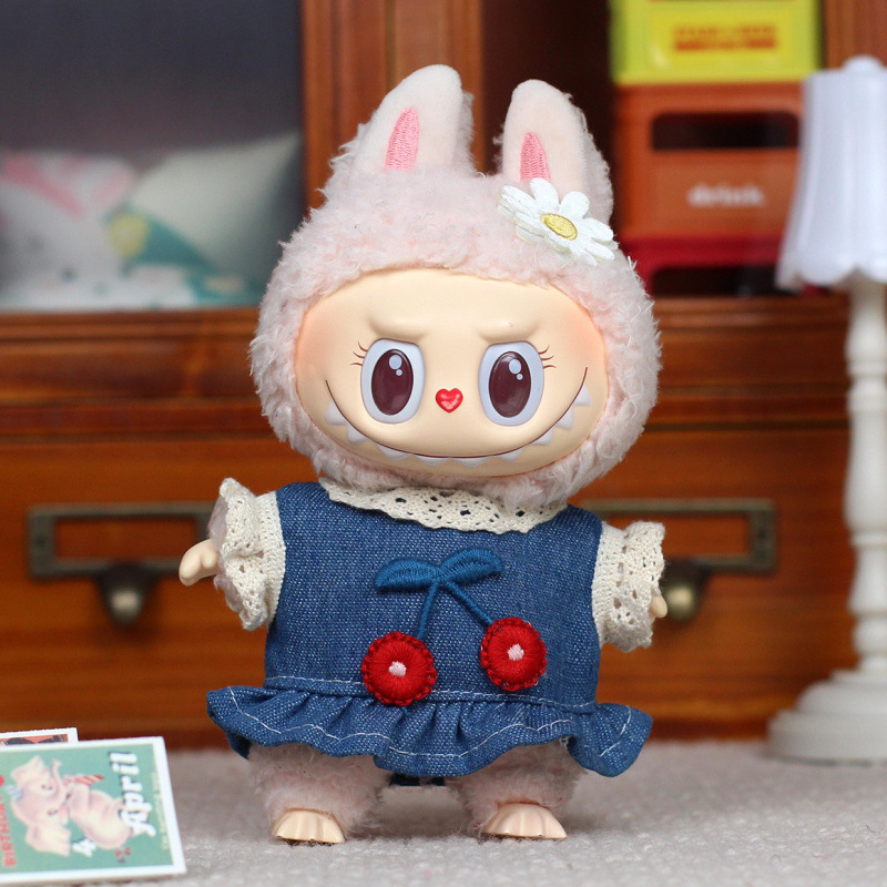 洋服のみ】ラブブベビー服 17cm ラブブ服世代 新作ベビー服コレクション ハートビートマカロン|undefined
